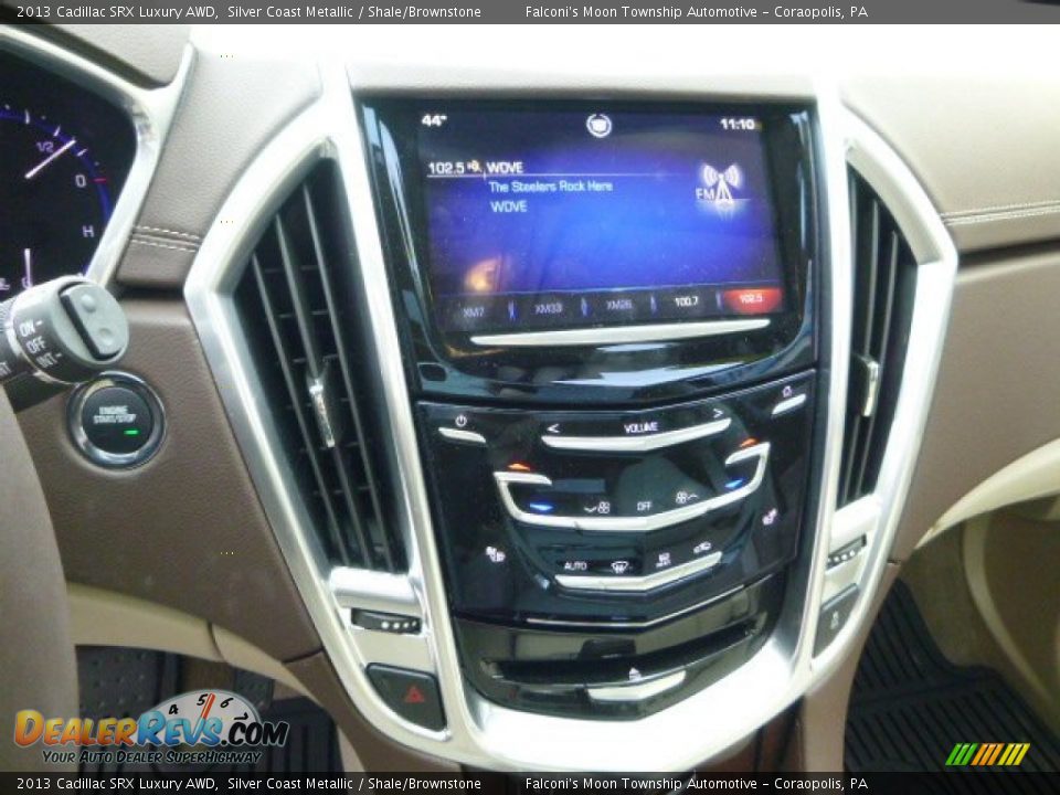 2013 Cadillac SRX Luxury AWD Silver Coast Metallic / Shale/Brownstone Photo #22