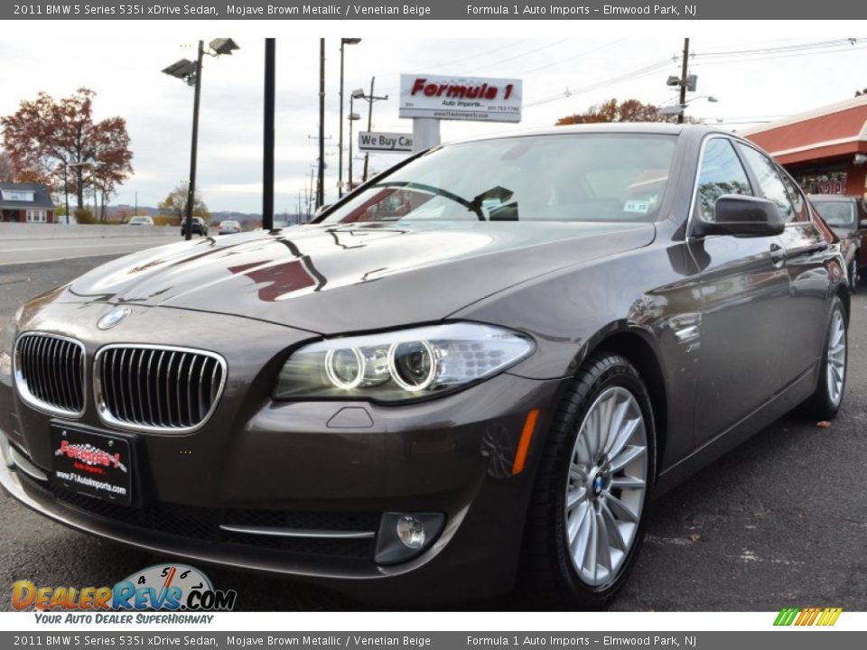 2011 BMW 5 Series 535i xDrive Sedan Mojave Brown Metallic / Venetian Beige Photo #1