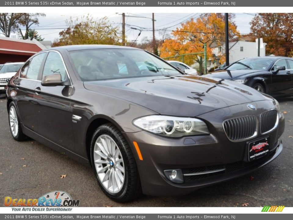 2011 BMW 5 Series 535i xDrive Sedan Mojave Brown Metallic / Venetian Beige Photo #3