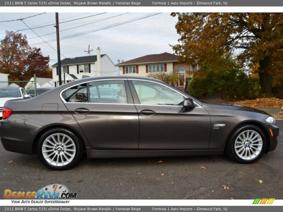 2011 BMW 5 Series 535i xDrive Sedan Mojave Brown Metallic / Venetian Beige Photo #4