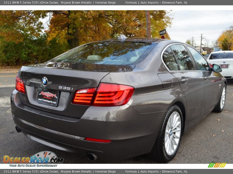 2011 BMW 5 Series 535i xDrive Sedan Mojave Brown Metallic / Venetian Beige Photo #5