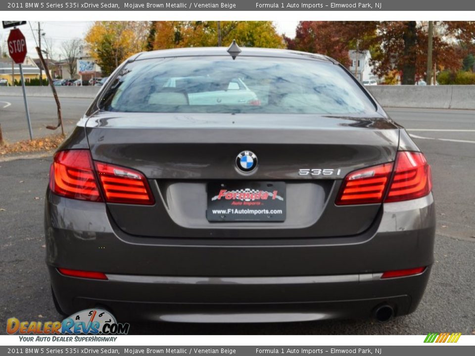 2011 BMW 5 Series 535i xDrive Sedan Mojave Brown Metallic / Venetian Beige Photo #6