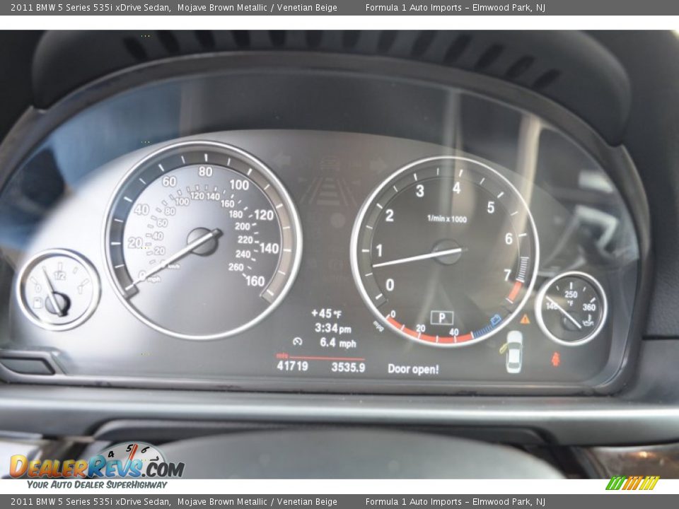 2011 BMW 5 Series 535i xDrive Sedan Mojave Brown Metallic / Venetian Beige Photo #11