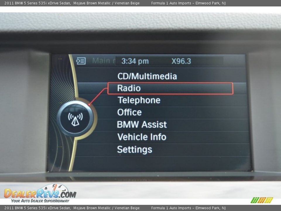 2011 BMW 5 Series 535i xDrive Sedan Mojave Brown Metallic / Venetian Beige Photo #13