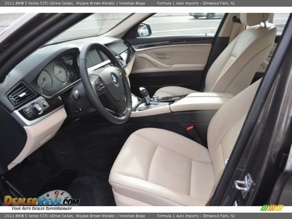 2011 BMW 5 Series 535i xDrive Sedan Mojave Brown Metallic / Venetian Beige Photo #20