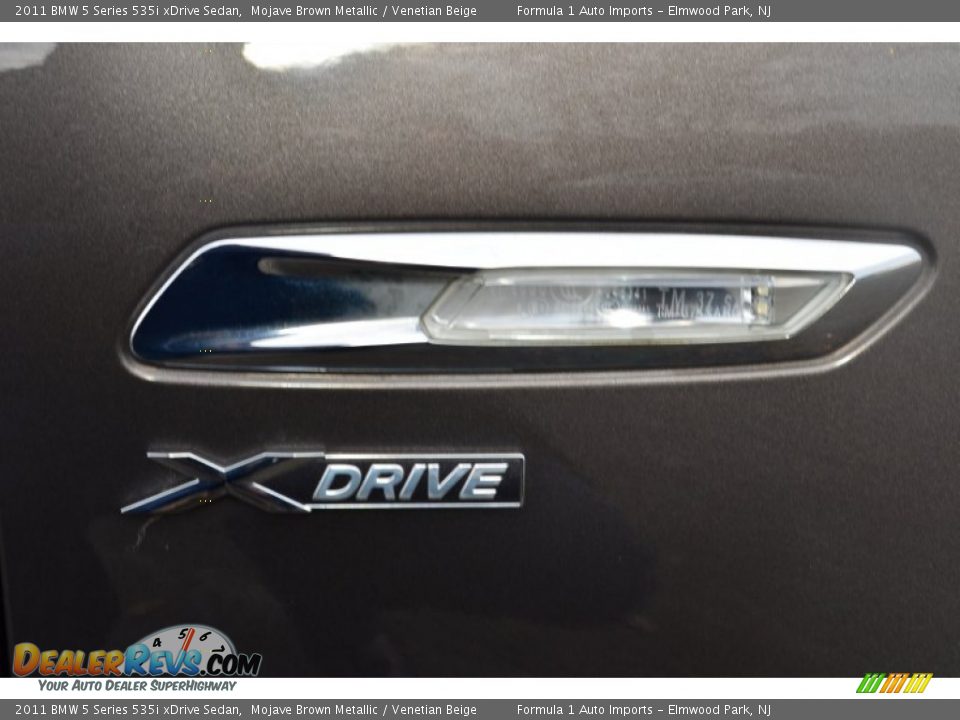 2011 BMW 5 Series 535i xDrive Sedan Mojave Brown Metallic / Venetian Beige Photo #30