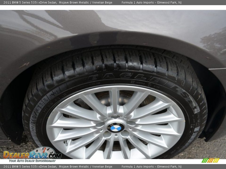 2011 BMW 5 Series 535i xDrive Sedan Mojave Brown Metallic / Venetian Beige Photo #31