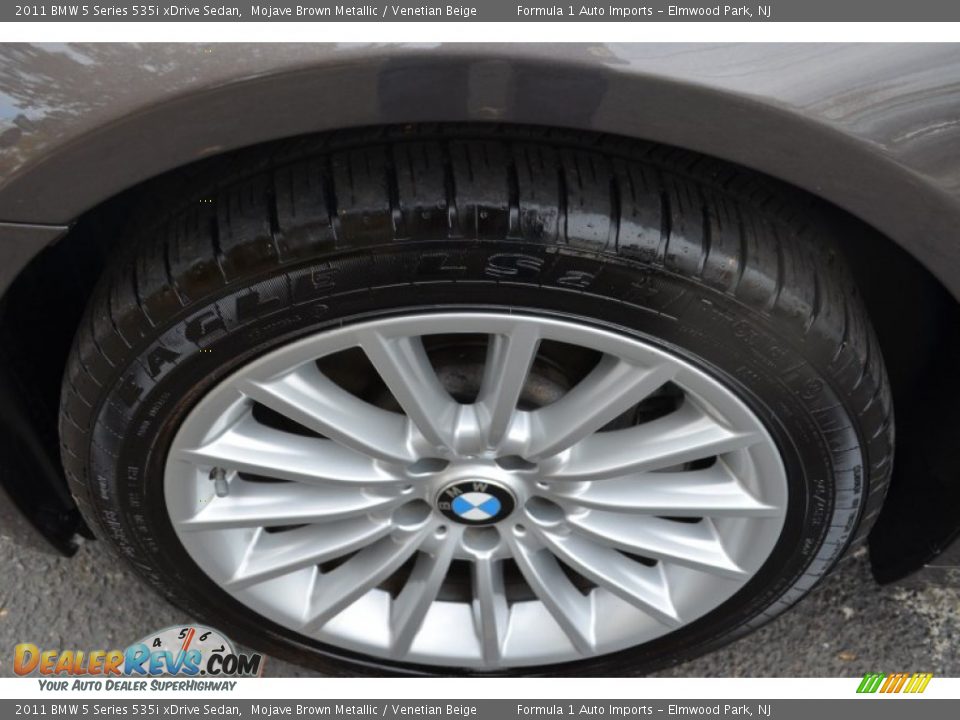 2011 BMW 5 Series 535i xDrive Sedan Mojave Brown Metallic / Venetian Beige Photo #34
