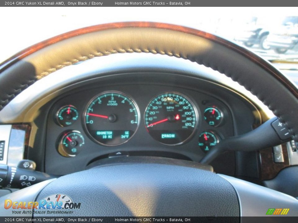 2014 GMC Yukon XL Denali AWD Onyx Black / Ebony Photo #16
