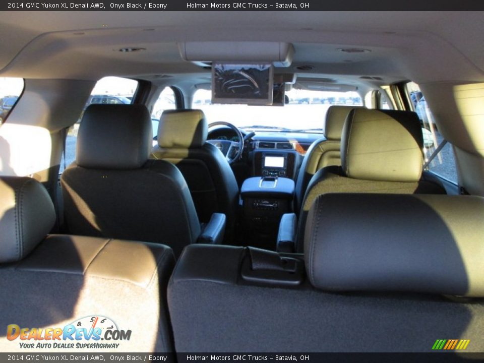 2014 GMC Yukon XL Denali AWD Onyx Black / Ebony Photo #30