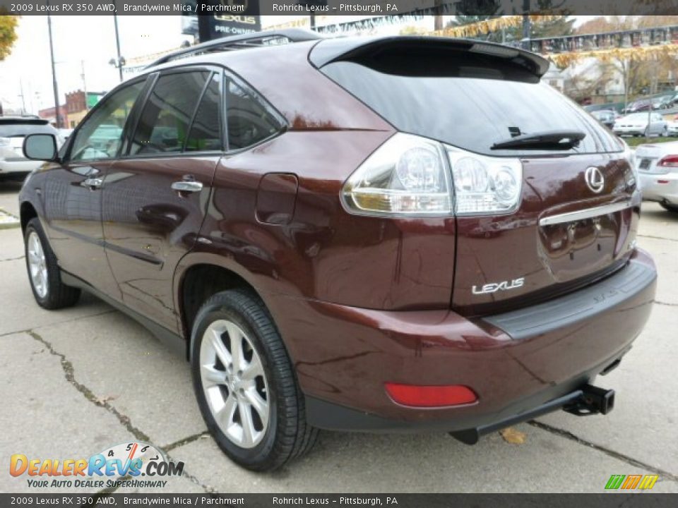 2009 Lexus RX 350 AWD Brandywine Mica / Parchment Photo #2