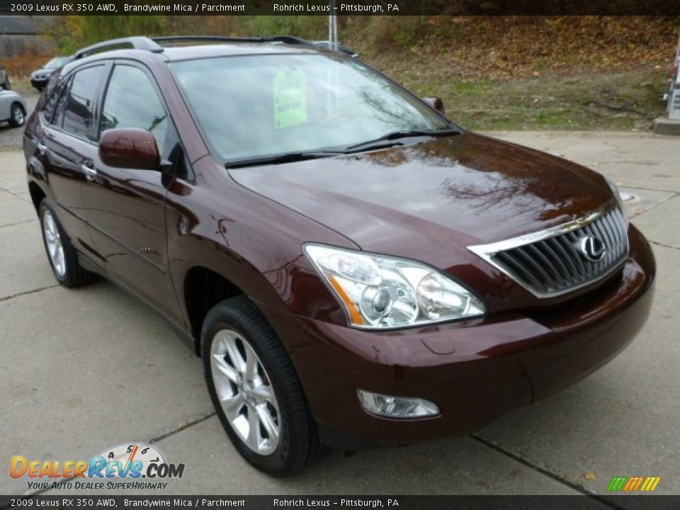 2009 Lexus RX 350 AWD Brandywine Mica / Parchment Photo #3