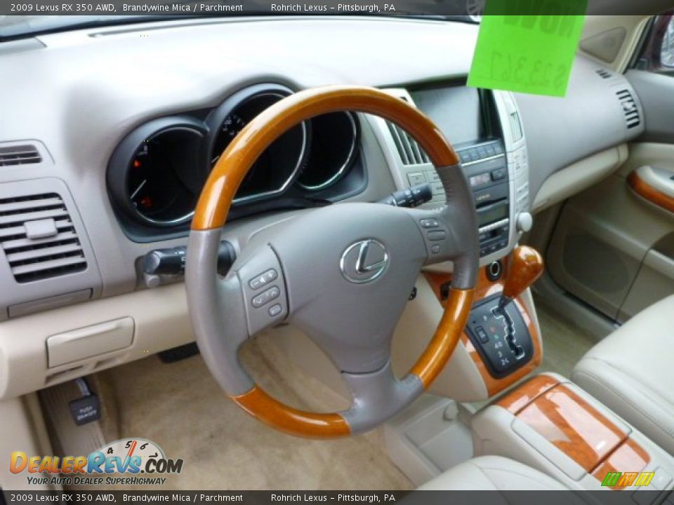 2009 Lexus RX 350 AWD Brandywine Mica / Parchment Photo #6