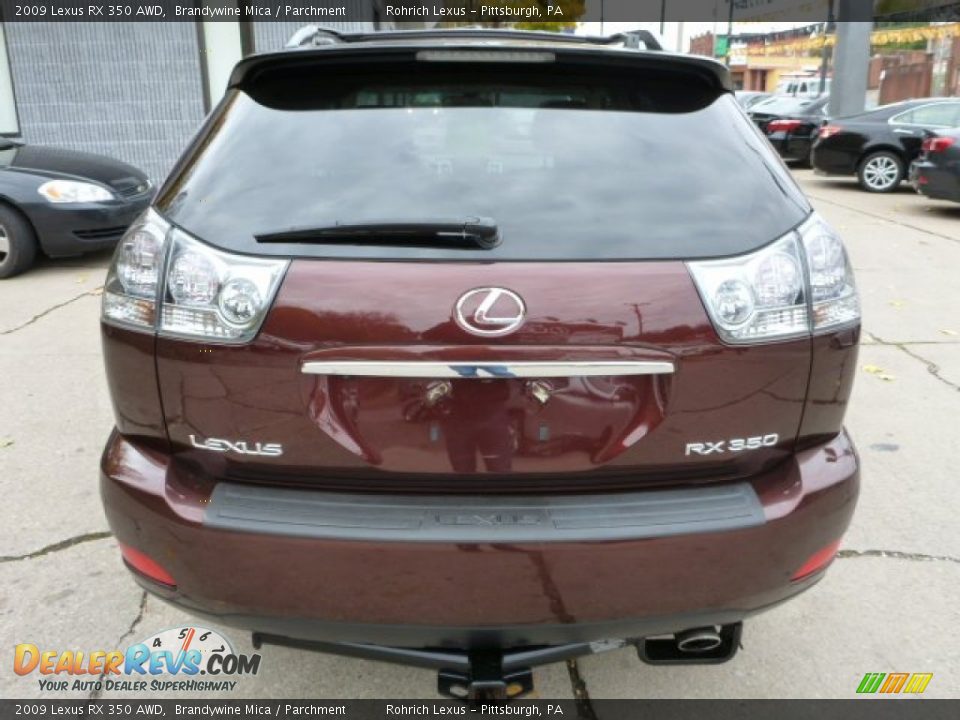 2009 Lexus RX 350 AWD Brandywine Mica / Parchment Photo #9