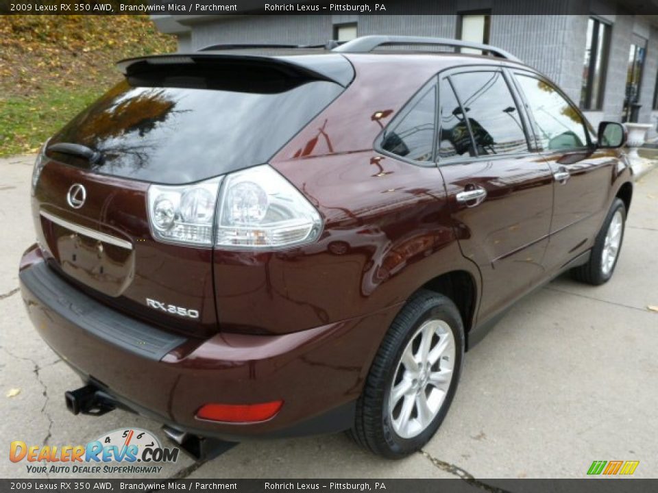 2009 Lexus RX 350 AWD Brandywine Mica / Parchment Photo #10