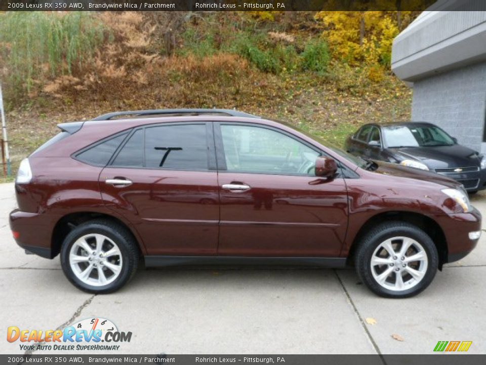 2009 Lexus RX 350 AWD Brandywine Mica / Parchment Photo #11