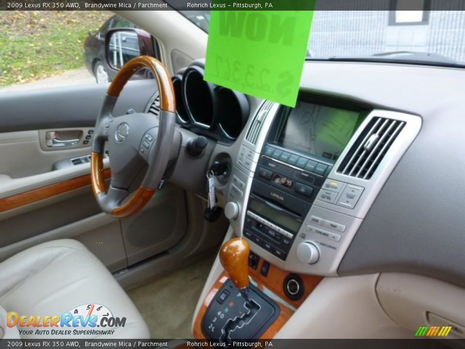 2009 Lexus RX 350 AWD Brandywine Mica / Parchment Photo #13