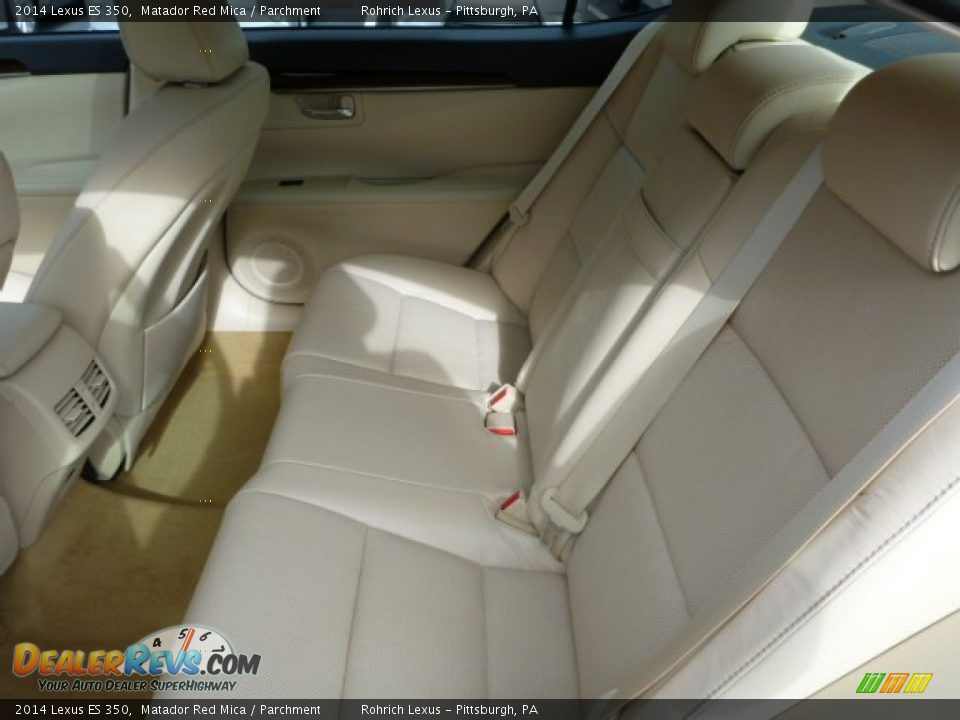 2014 Lexus ES 350 Matador Red Mica / Parchment Photo #11