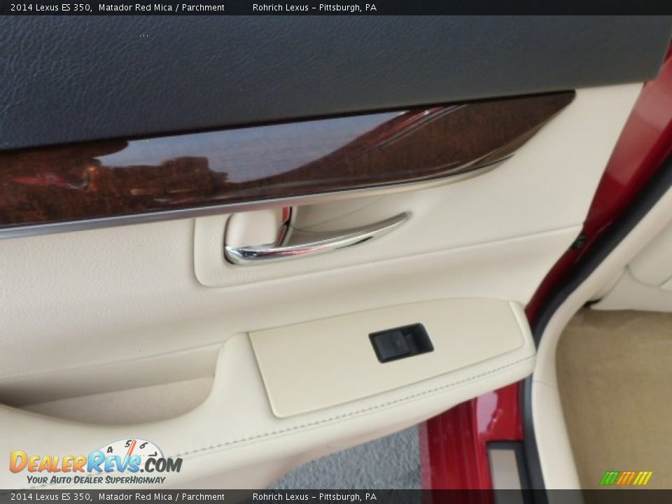 2014 Lexus ES 350 Matador Red Mica / Parchment Photo #13
