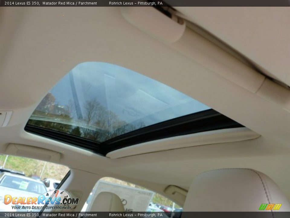 2014 Lexus ES 350 Matador Red Mica / Parchment Photo #15