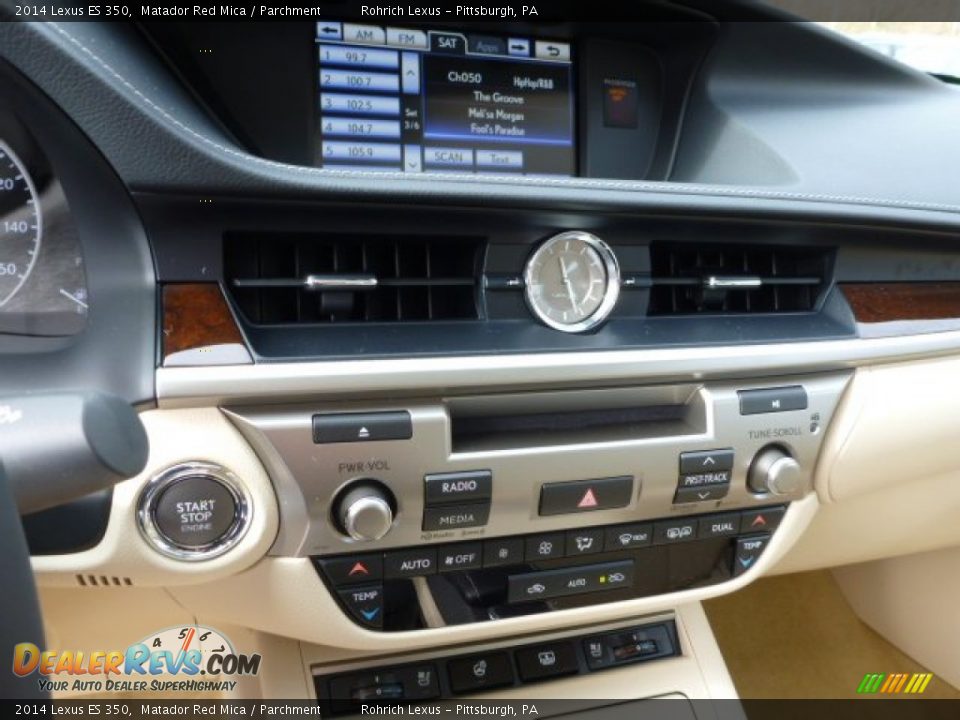 2014 Lexus ES 350 Matador Red Mica / Parchment Photo #18