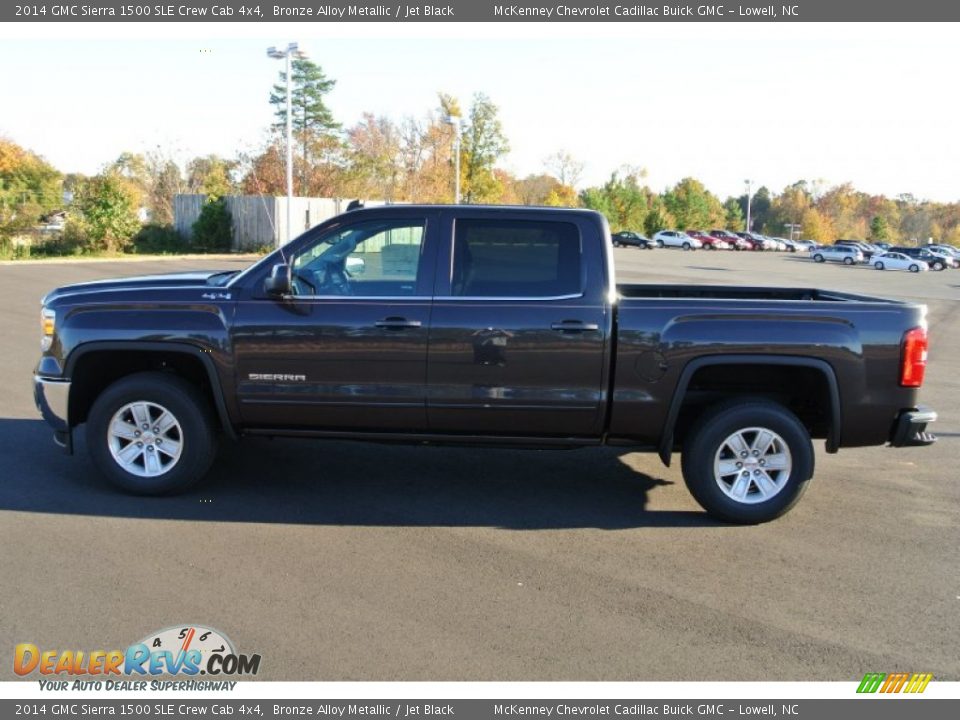 2014 GMC Sierra 1500 SLE Crew Cab 4x4 Bronze Alloy Metallic / Jet Black Photo #3