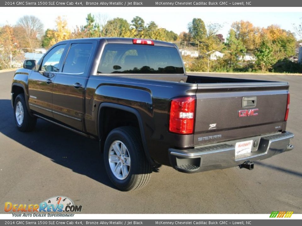 2014 GMC Sierra 1500 SLE Crew Cab 4x4 Bronze Alloy Metallic / Jet Black Photo #4