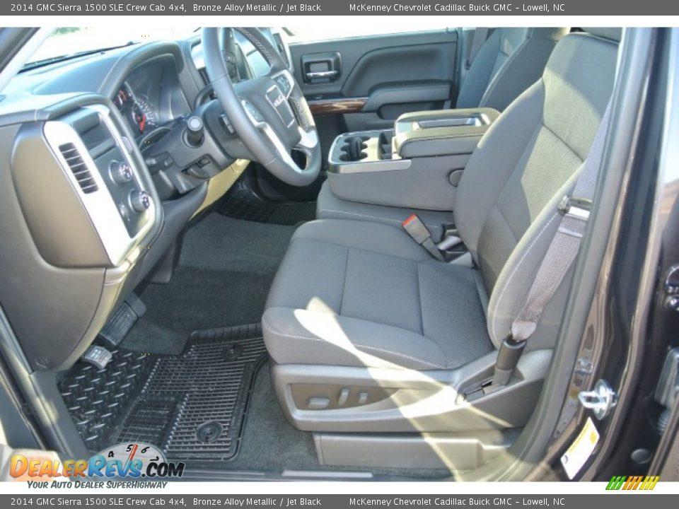 2014 GMC Sierra 1500 SLE Crew Cab 4x4 Bronze Alloy Metallic / Jet Black Photo #8