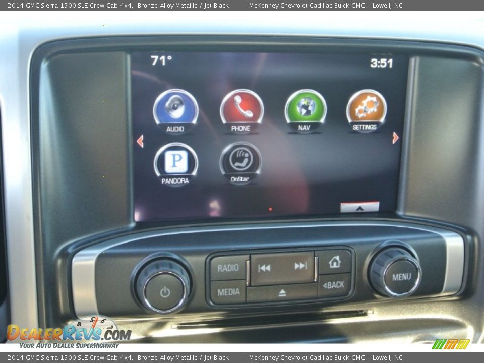 2014 GMC Sierra 1500 SLE Crew Cab 4x4 Bronze Alloy Metallic / Jet Black Photo #12