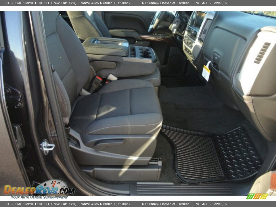 2014 GMC Sierra 1500 SLE Crew Cab 4x4 Bronze Alloy Metallic / Jet Black Photo #17