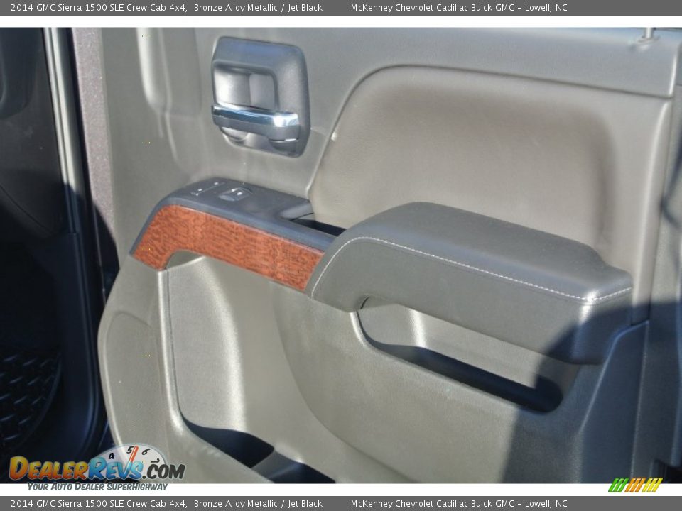 2014 GMC Sierra 1500 SLE Crew Cab 4x4 Bronze Alloy Metallic / Jet Black Photo #18