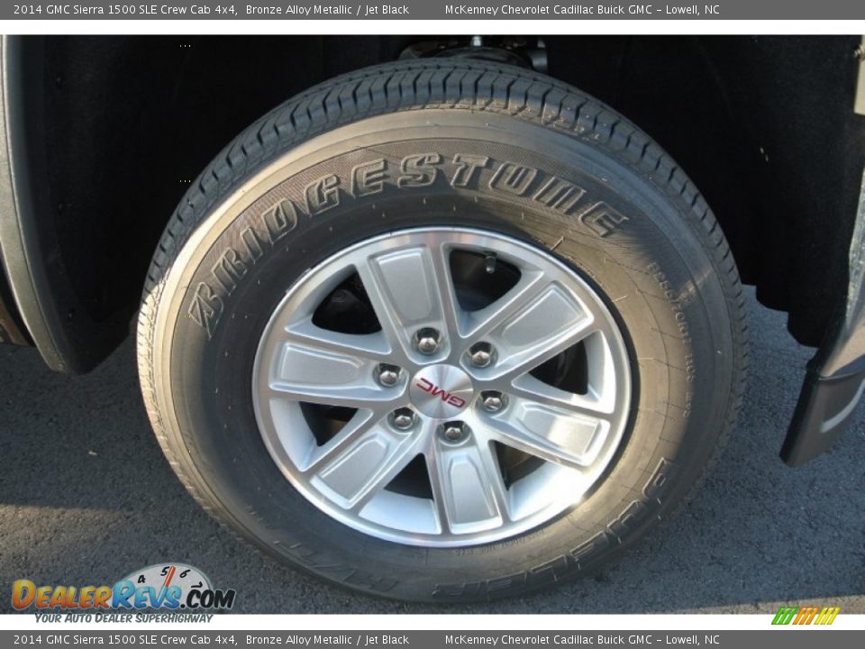 2014 GMC Sierra 1500 SLE Crew Cab 4x4 Bronze Alloy Metallic / Jet Black Photo #19
