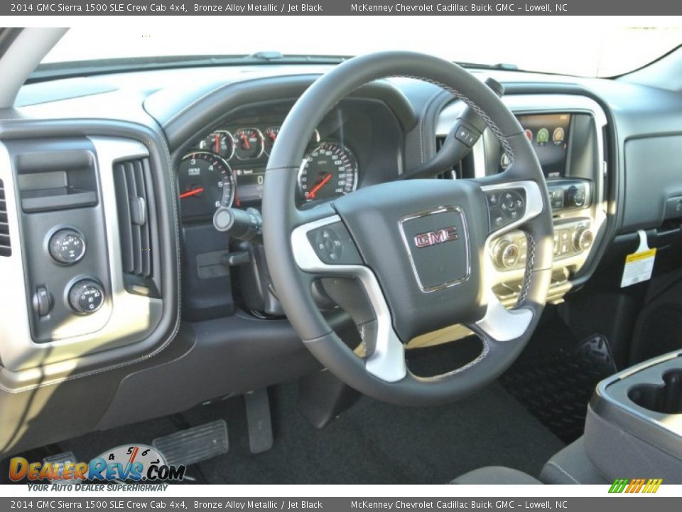 2014 GMC Sierra 1500 SLE Crew Cab 4x4 Bronze Alloy Metallic / Jet Black Photo #21