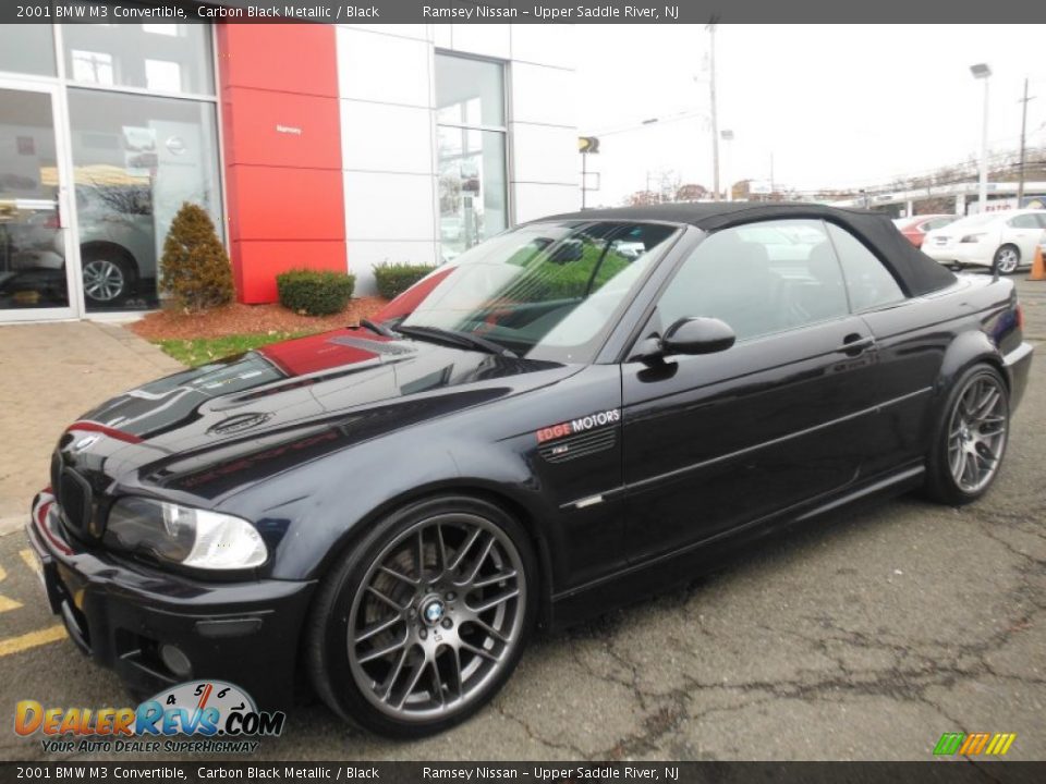 2001 BMW M3 Convertible Carbon Black Metallic / Black Photo #1