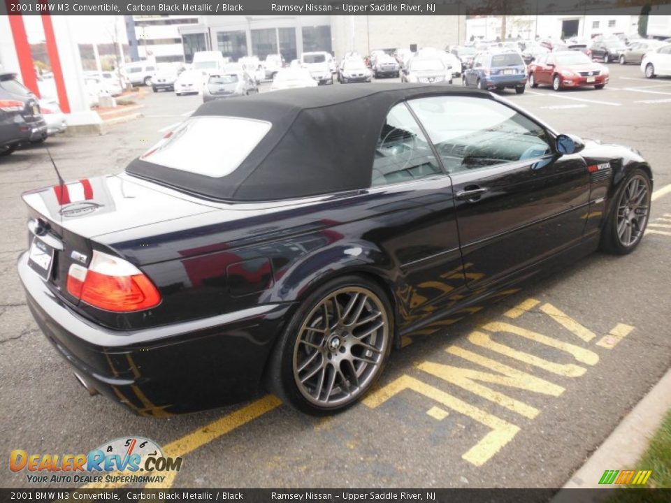 2001 BMW M3 Convertible Carbon Black Metallic / Black Photo #5