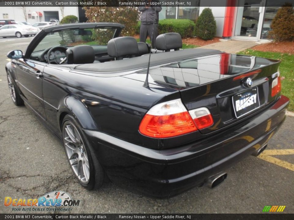 2001 BMW M3 Convertible Carbon Black Metallic / Black Photo #11