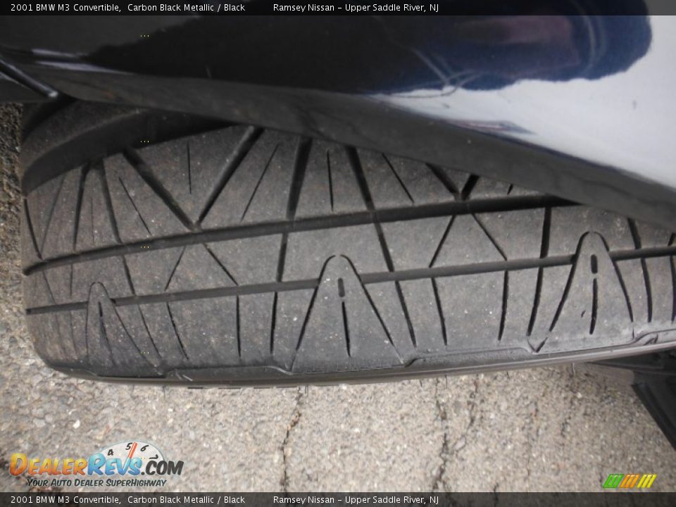 2001 BMW M3 Convertible Carbon Black Metallic / Black Photo #15