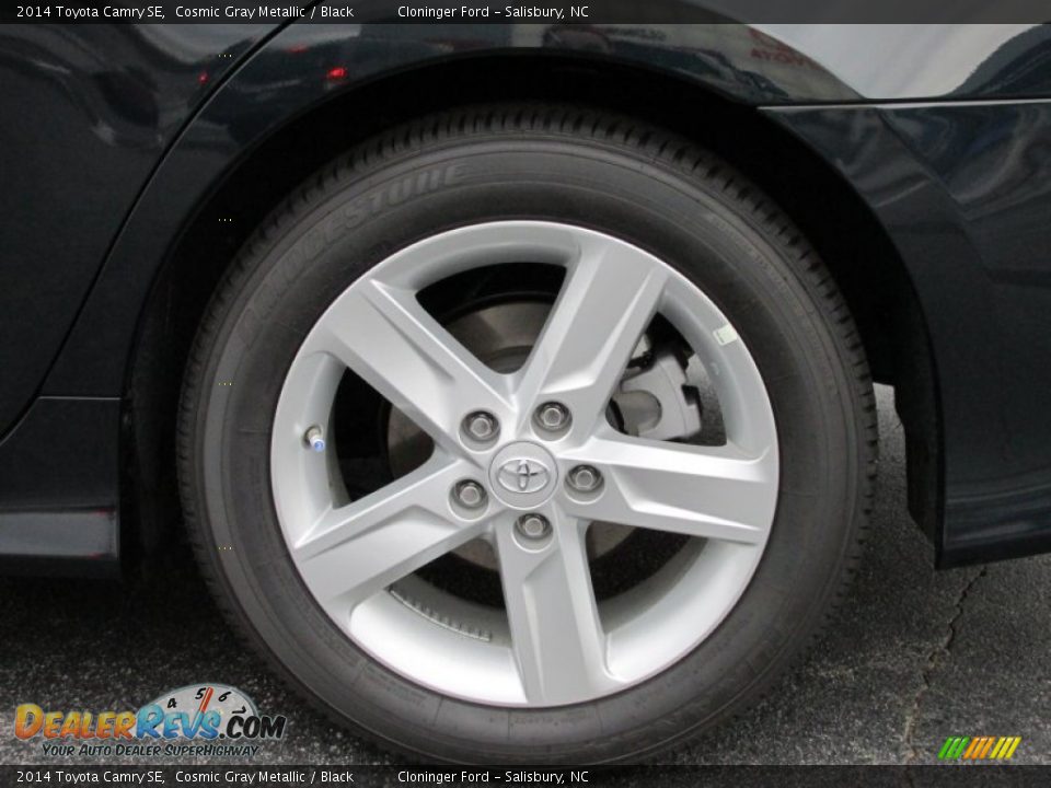 2014 Toyota Camry SE Cosmic Gray Metallic / Black Photo #8