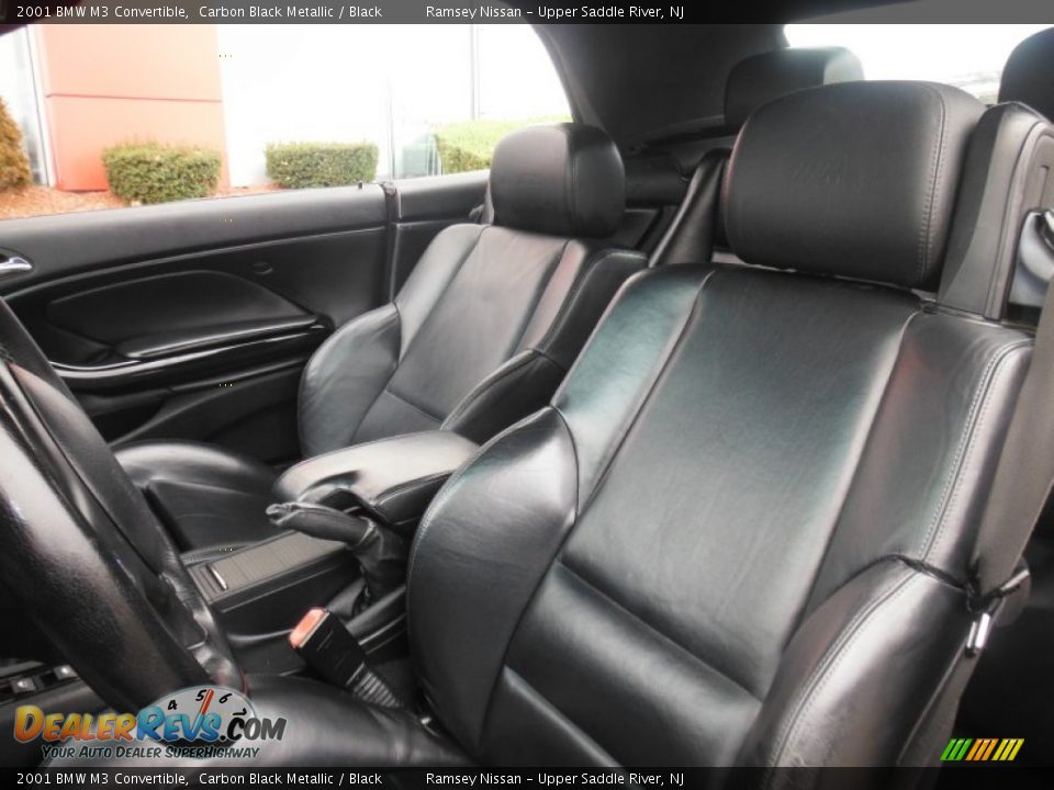 2001 BMW M3 Convertible Carbon Black Metallic / Black Photo #16