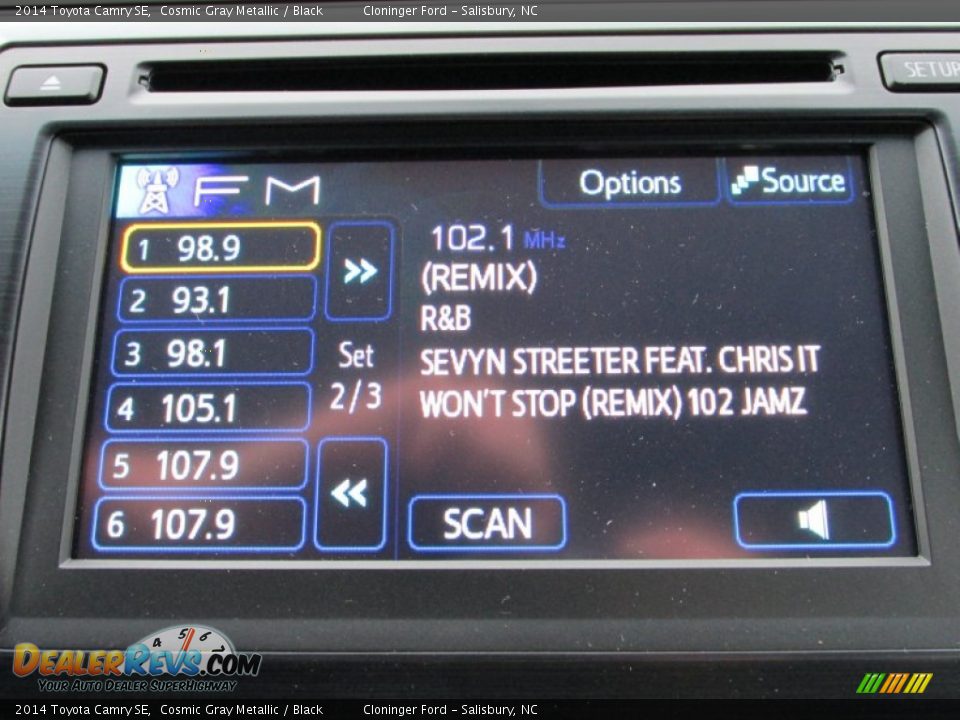 2014 Toyota Camry SE Cosmic Gray Metallic / Black Photo #12