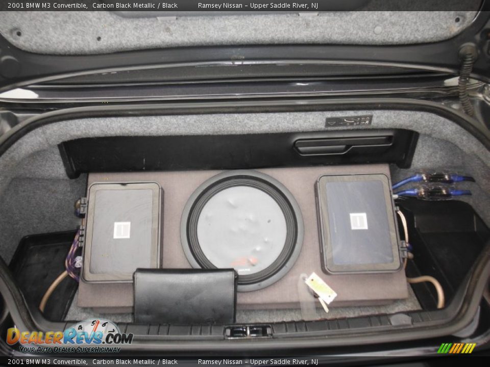 2001 BMW M3 Convertible Carbon Black Metallic / Black Photo #20
