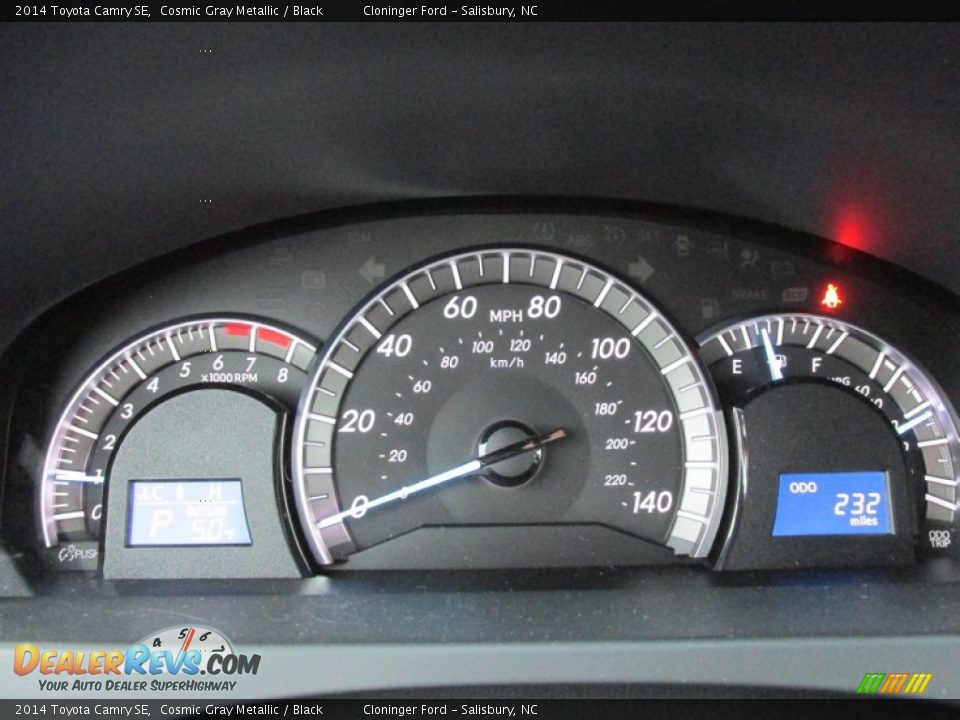 2014 Toyota Camry SE Cosmic Gray Metallic / Black Photo #13