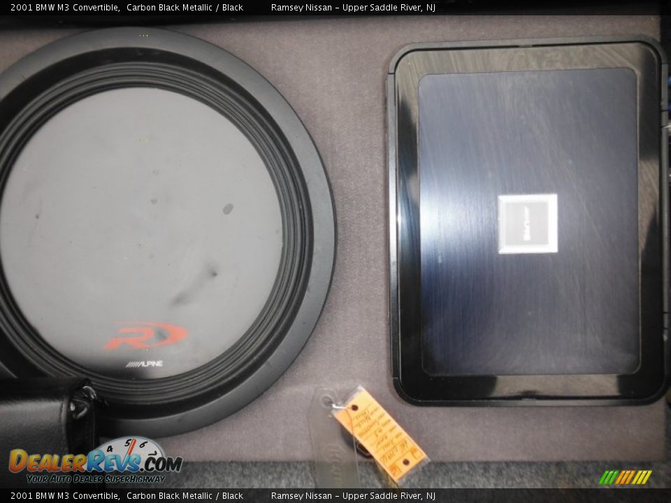 2001 BMW M3 Convertible Carbon Black Metallic / Black Photo #21