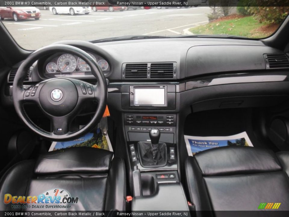 2001 BMW M3 Convertible Carbon Black Metallic / Black Photo #22