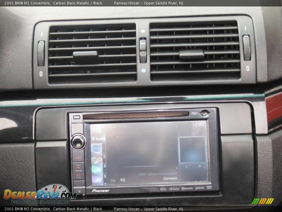 2001 BMW M3 Convertible Carbon Black Metallic / Black Photo #25