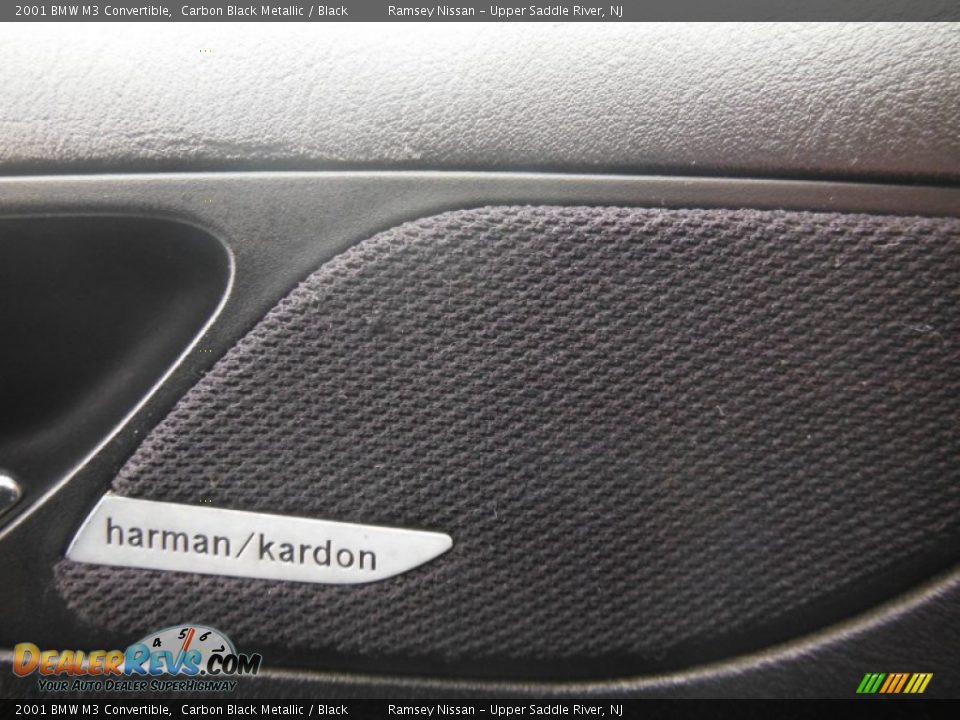 2001 BMW M3 Convertible Carbon Black Metallic / Black Photo #27