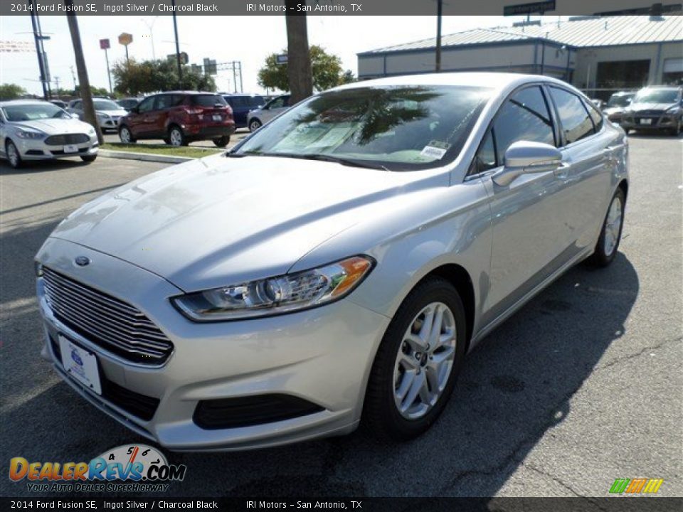 2014 Ford Fusion SE Ingot Silver / Charcoal Black Photo #1
