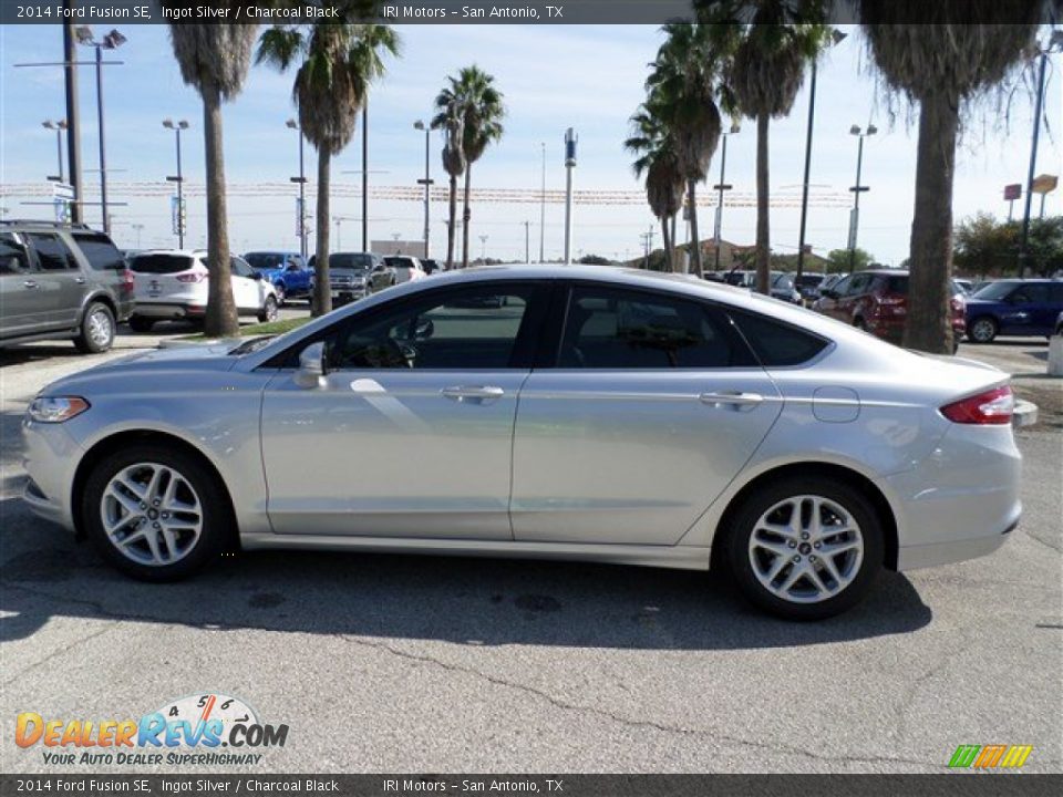 2014 Ford Fusion SE Ingot Silver / Charcoal Black Photo #2