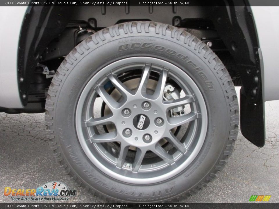 2014 Toyota Tundra SR5 TRD Double Cab Silver Sky Metallic / Graphite Photo #6