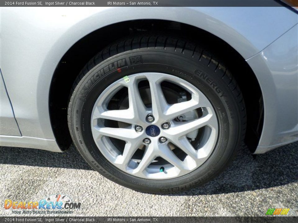 2014 Ford Fusion SE Ingot Silver / Charcoal Black Photo #8